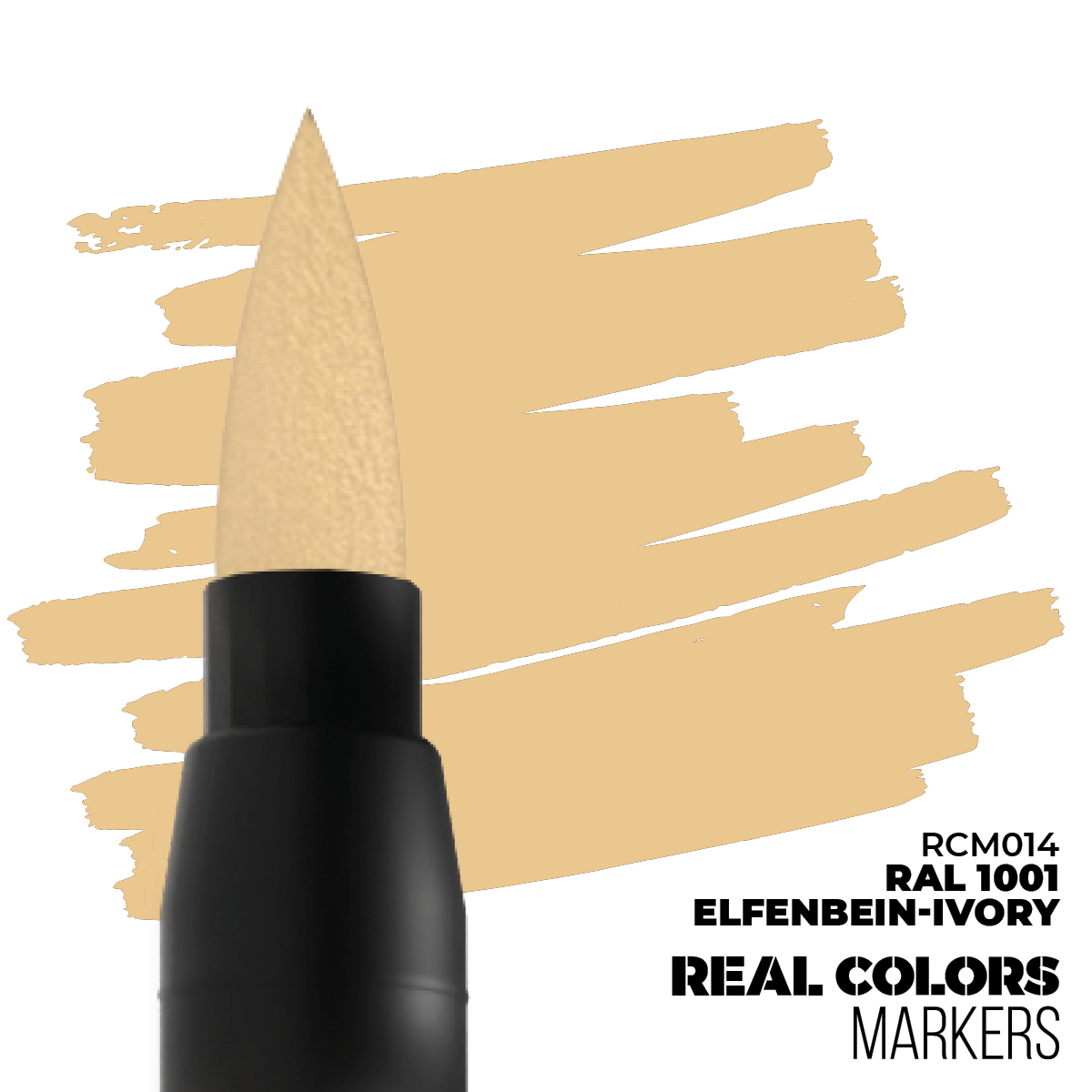 Real Colors Markers RAL 1001 Elfenbein-Ivory # M014