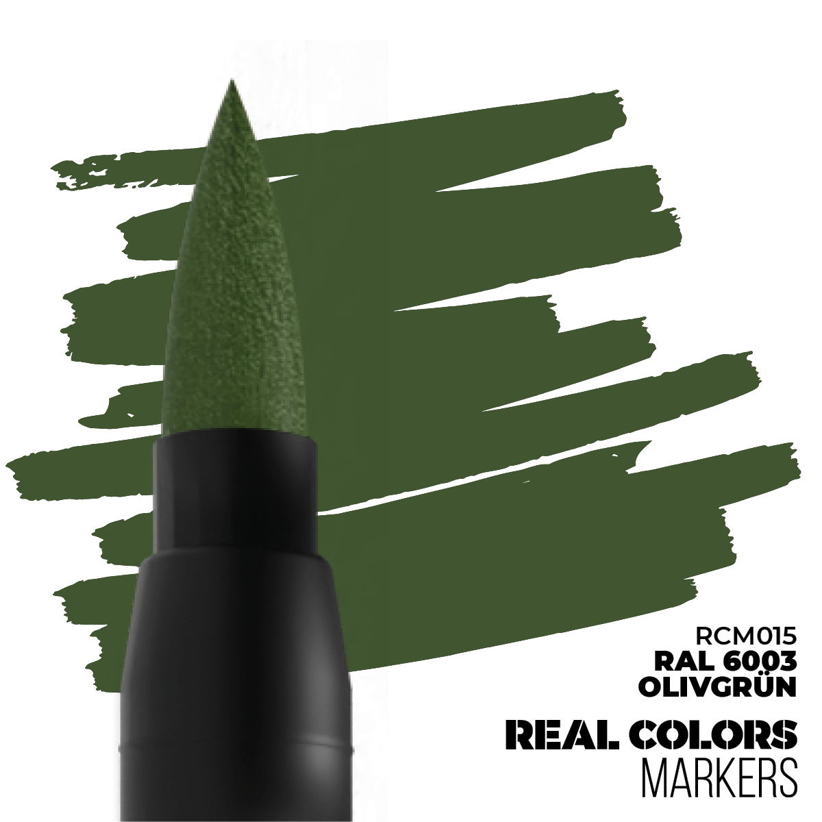 Real Colors Markers RAL 6003 Olivgrün # M015