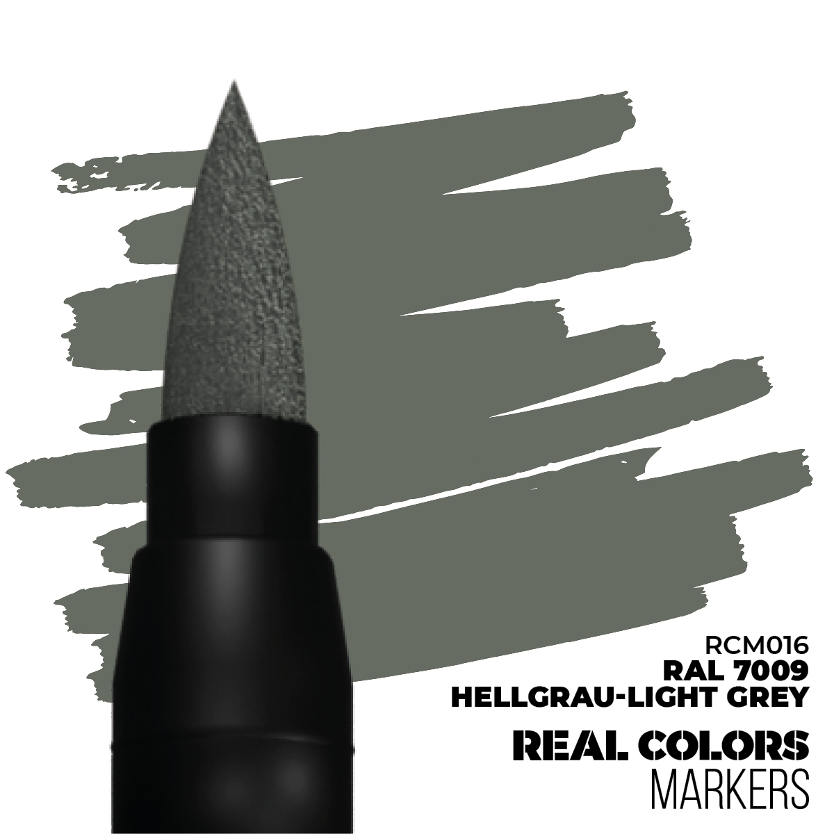 Real Colors Markers RAL 7009 Hellgrau-Light Grey # M016