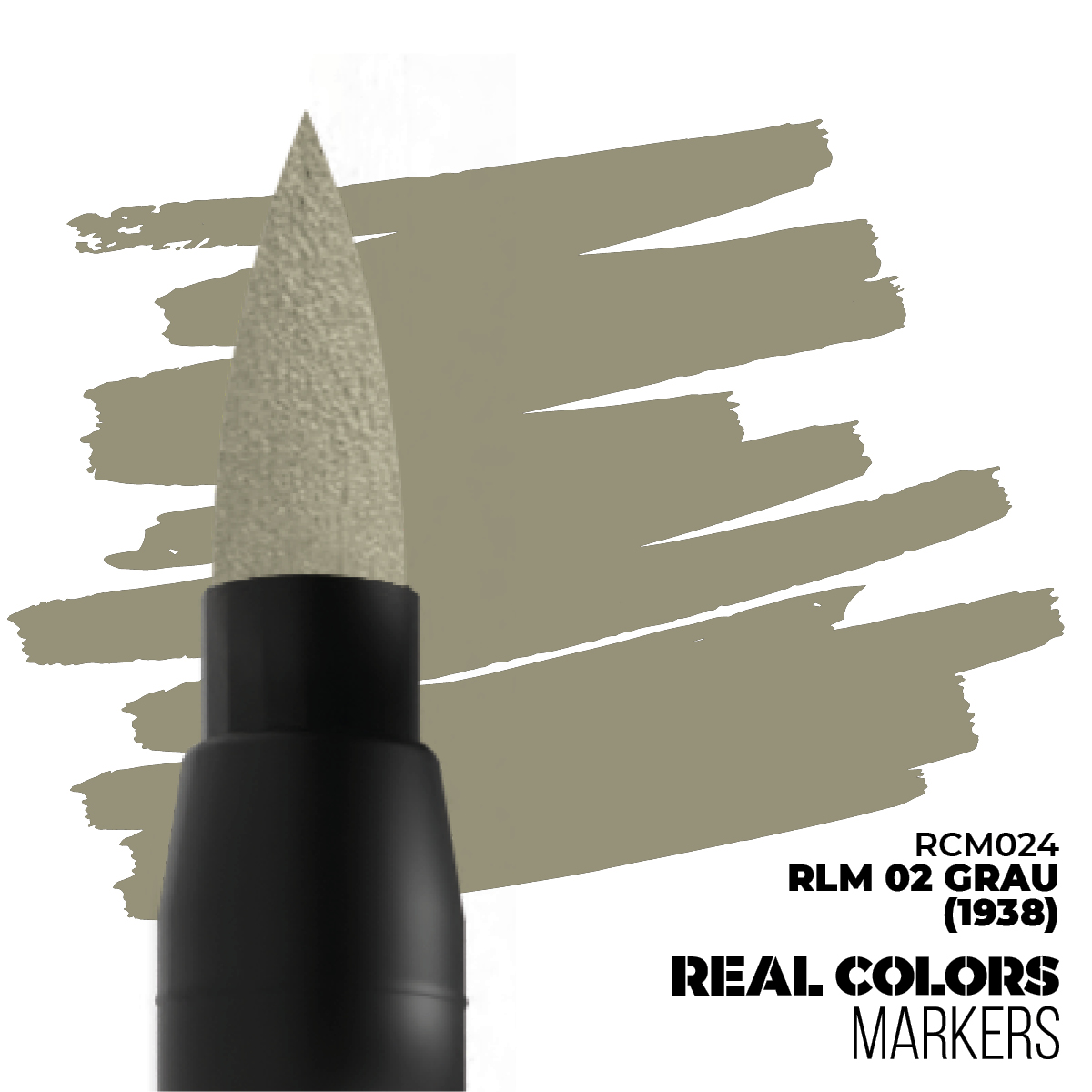 Real Colors Markers RLM 02 Grau (1938) # M024