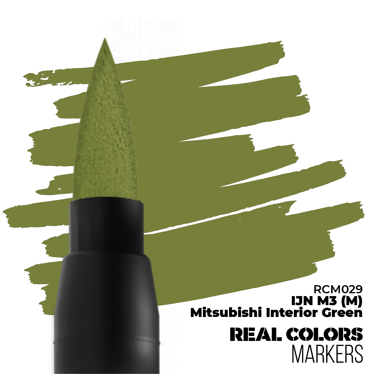 Real Colors Markers IJN M3 (M) Mitsubishi Interior Green # M029