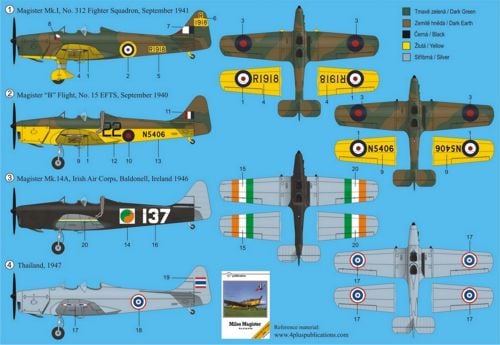 RS Models 1/72 Miles Magister Mk.I # 92117