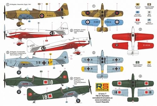 RS Models 1/72 Miles Magister # 92167