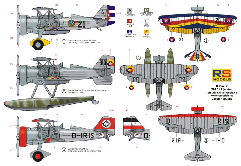 RS Models 1/72 Curtiss Hawk II # 92191