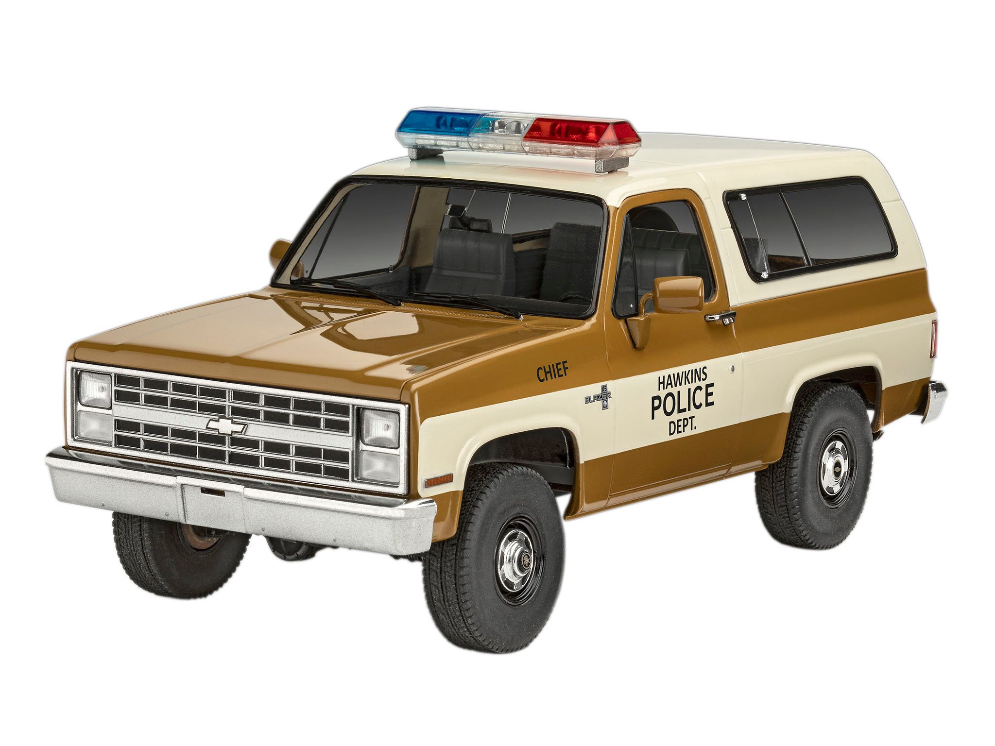 Revell 1/25 Jim Hooper's 1985 Chevrolet K5 Blazer: Stranger Things # 07724