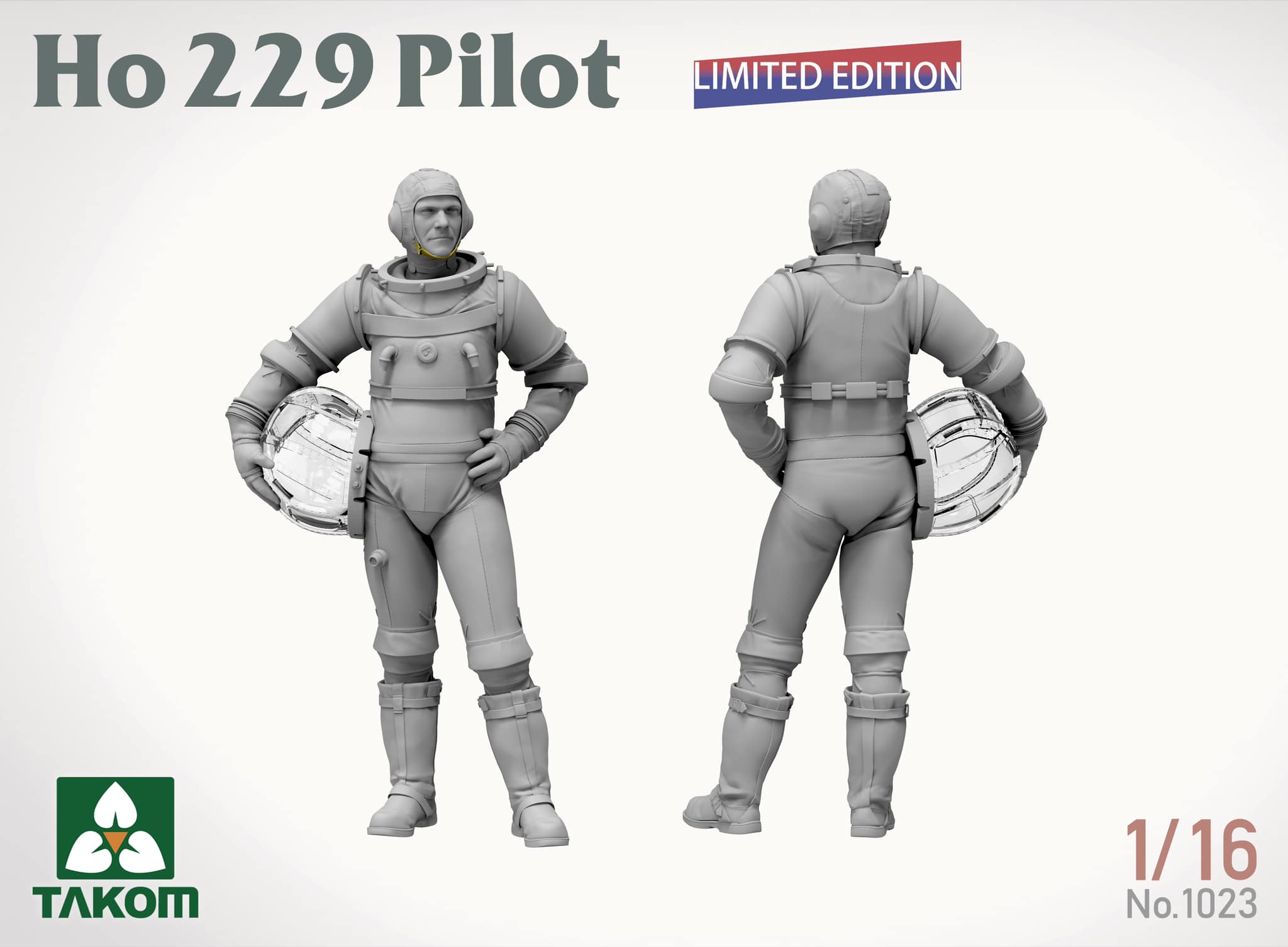 Takom 1/16 Horten Go-229 Standing Pilot # 01023