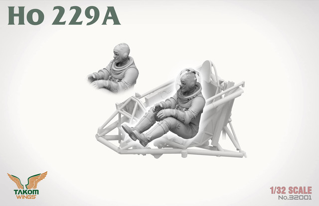 Takom 1/32 Horten Go-229A with Seated Pilot # 32001