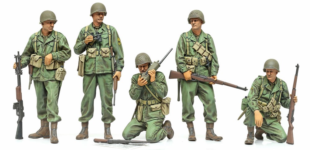 Tamiya 1/35 US Infantry Scout Set # 35379 - Model Soldiers