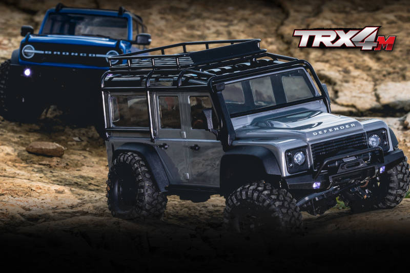 Traxxas 1/18 Land Rover Defender TRX-4m 4WD Electric Trail Crawler, Orange (+ TQ, ECM-2.5, Titan 87T, 750mAh LiPo, USB charger) # 97054-1-ORNG