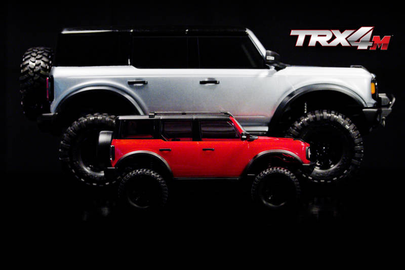 Traxxas 1/18 TRX-4M Ford Bronco 4WD Electric Trail Crawler, Orange (+ TQ, ECM-2.5, Titan 87T, 750mAh LiPo, USB charger) # 97074-1-ORNG