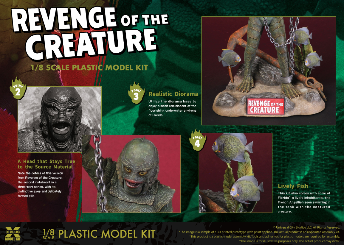 X-Plus 1/8 Revenge Of The Creature # 200077C