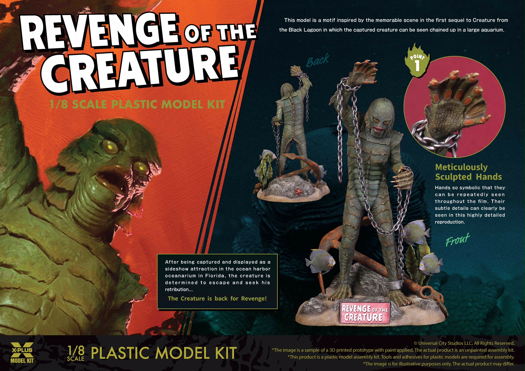 X-Plus 1/8 Revenge Of The Creature # 200077C