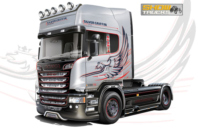 Italeri 1/24 Scania R730 Streamline 4x2 # 3906 - Plastic Model Kit