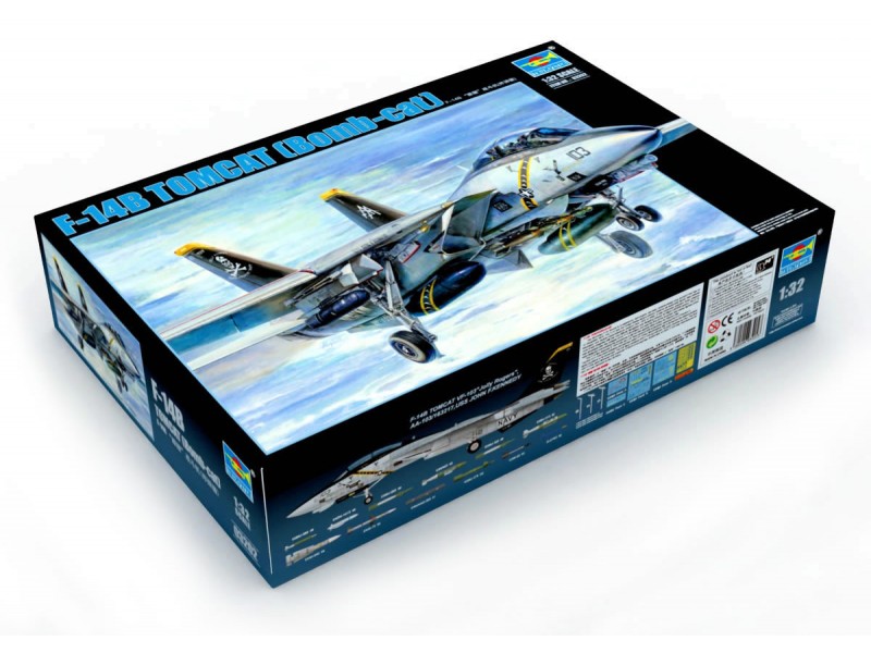 Trumpeter 1/32 Grumman F-14B Tomcat # 03202 - Plastic Model Kit