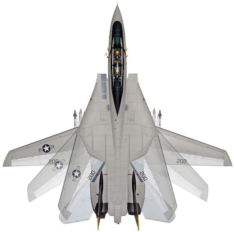 Tamiya 1/48 Grumman F-14A Tomcat # 61114 - Model Kit