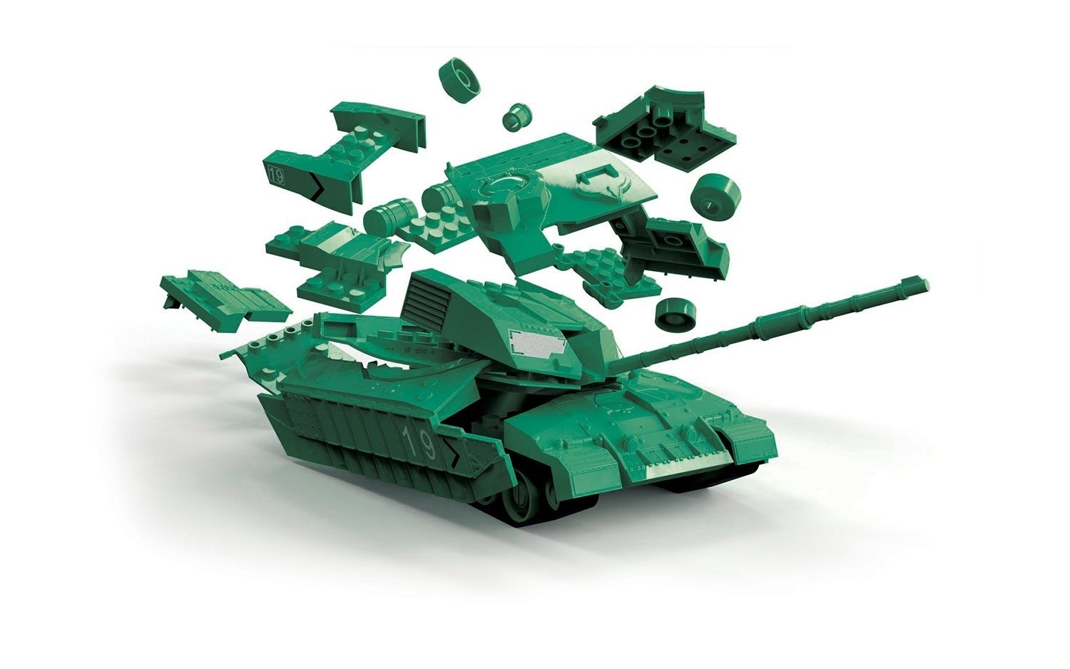 Airfix QUICK BUILD Challenger Tank # 6022