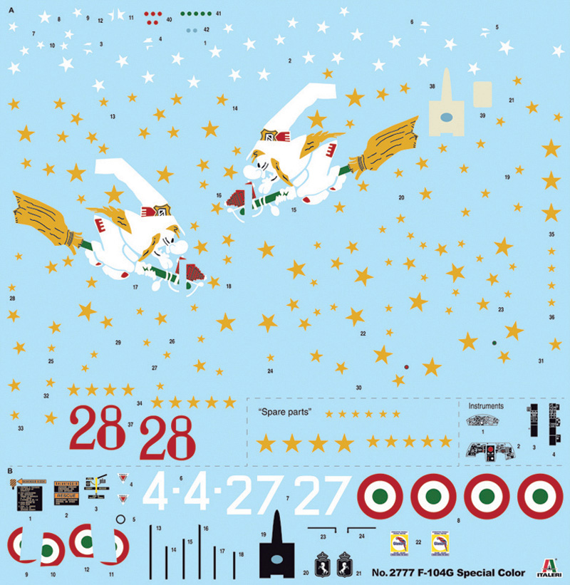 Italeri 1/48 F-104G Starfighter Special Color # 2777