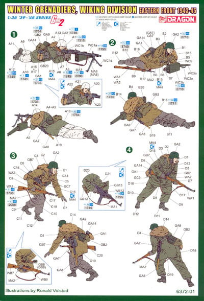 Dragon 1/35 Winter Grenadiers (1943-45) # 6372