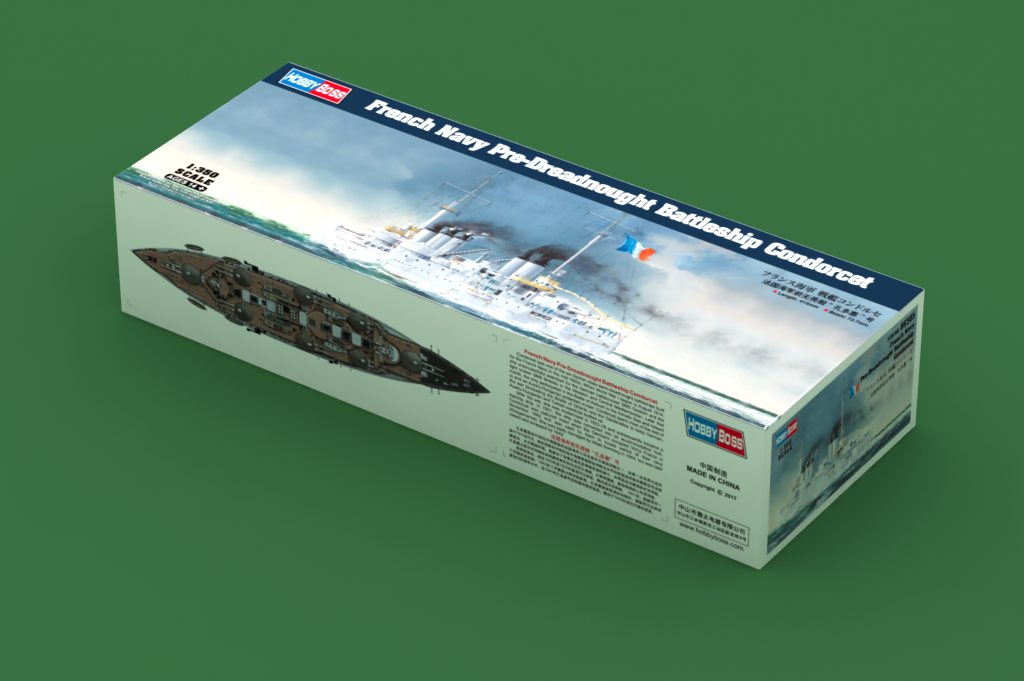 Hobbyboss 1/350 - French Navy Battleship Condorcet # 86505