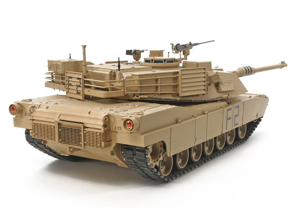 ★Massive 1/16 scale allows highly accurate recreation of the M1A2 and its angular, low-profile form.