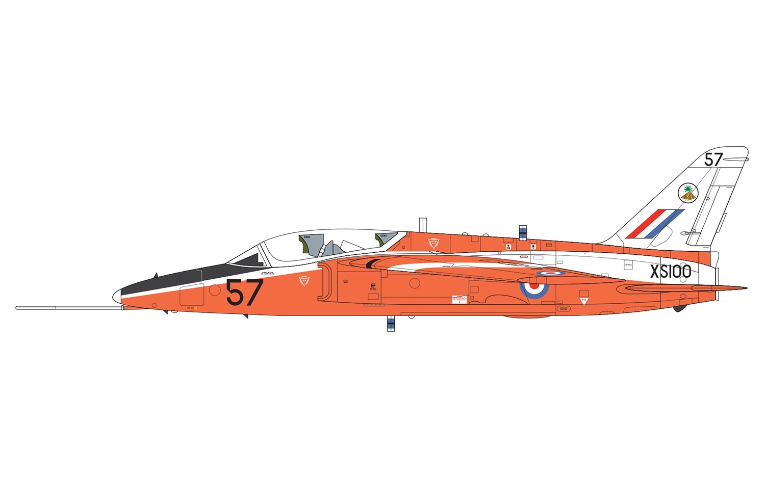 Airfix 1/72 Folland Gnat T.1 # 02105