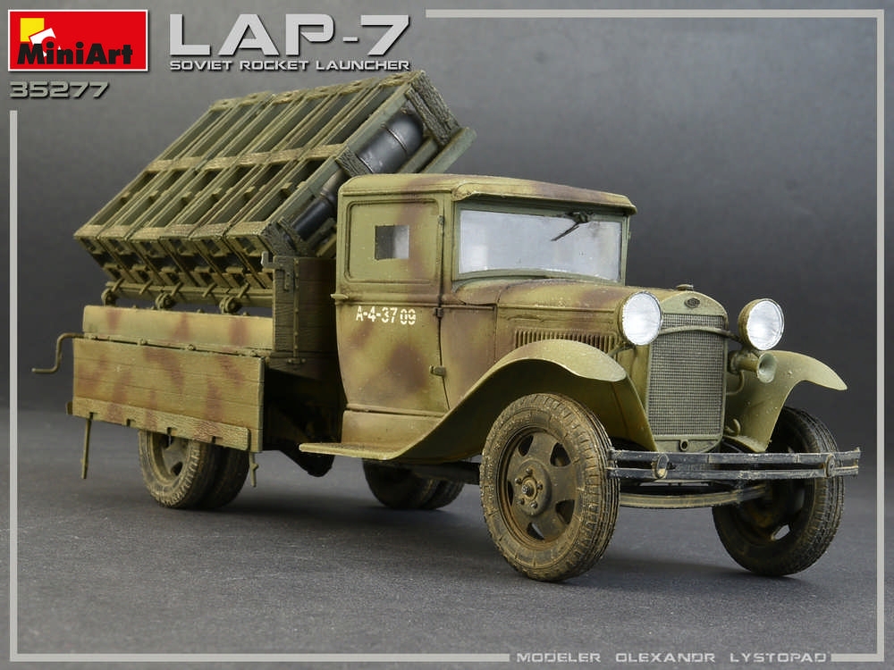 Miniart 1/35 Soviet Rocket Launcher LAP-7 # 35277